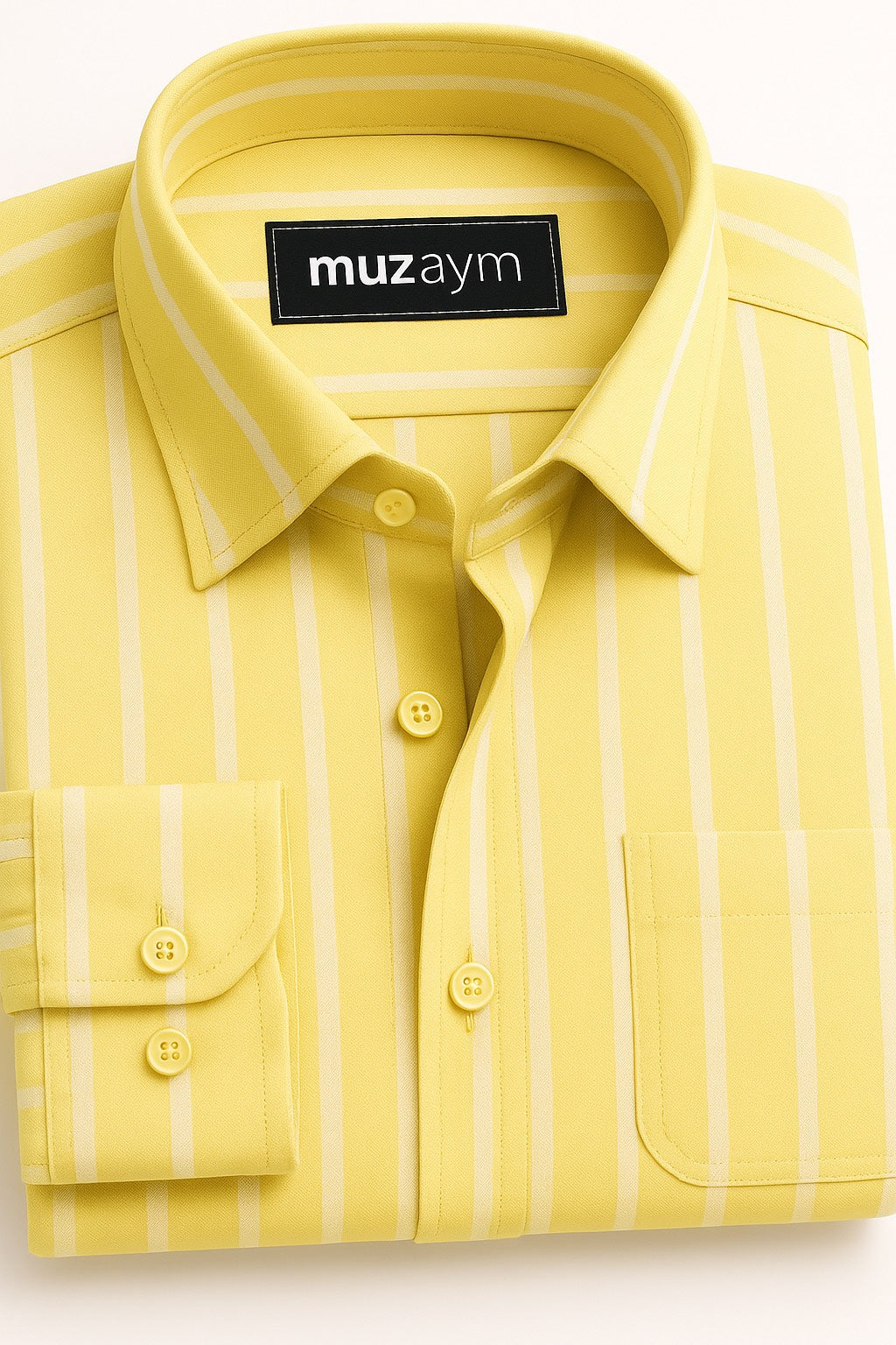 Lemon Stripe Classic - Regular Fit Shirt