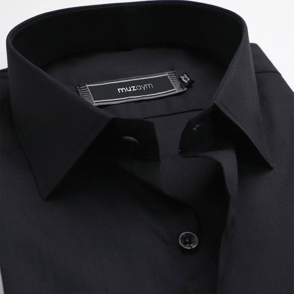Classic Black – Regular Fit Shirt - muzaym