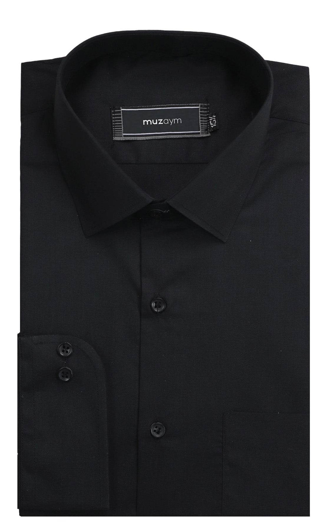 Classic Black – Regular Fit Shirt - muzaym