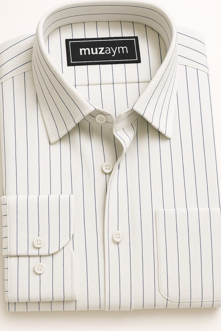 Ivory Noir Stripe - Regular Fit Shirt