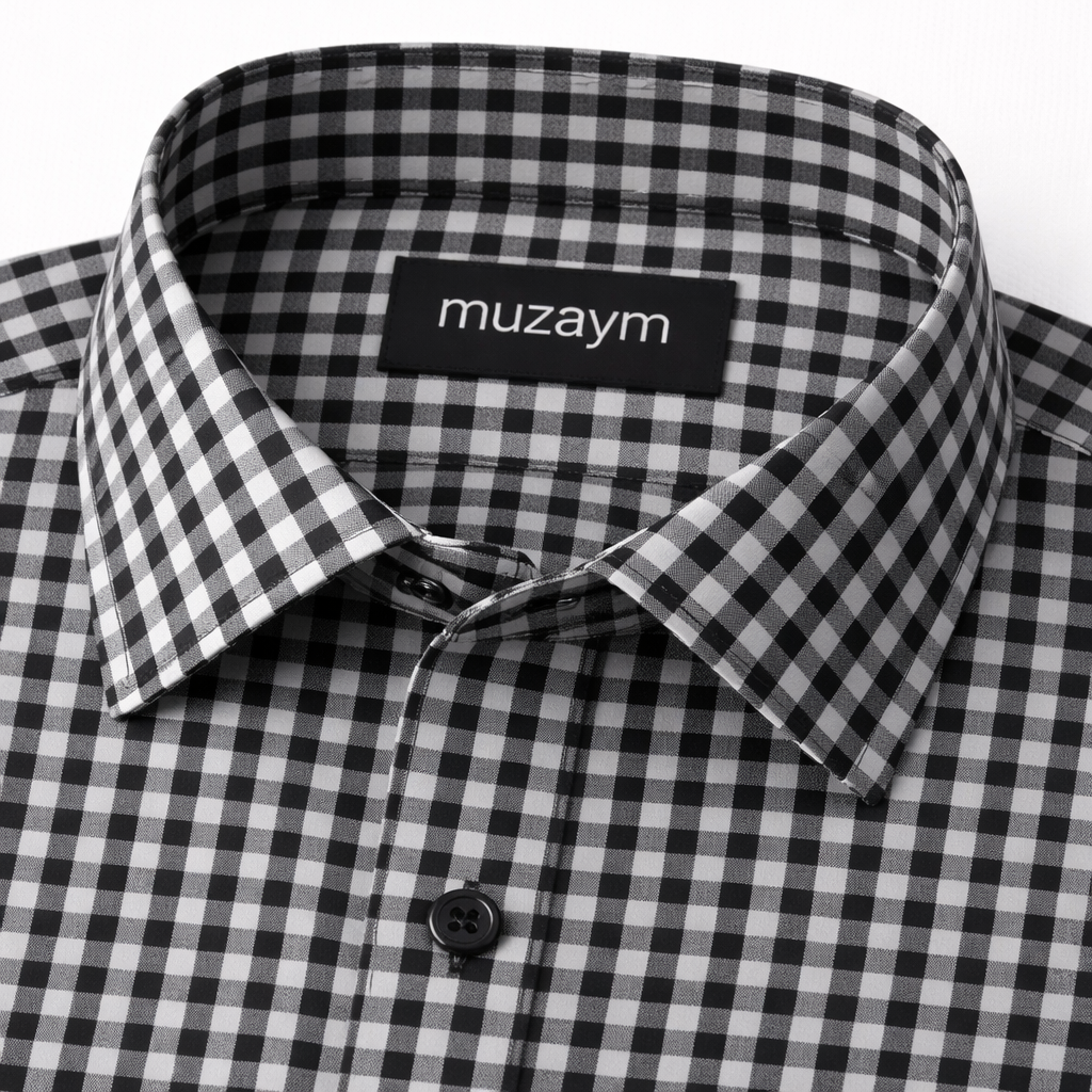 Midnight Micro Check Shirt