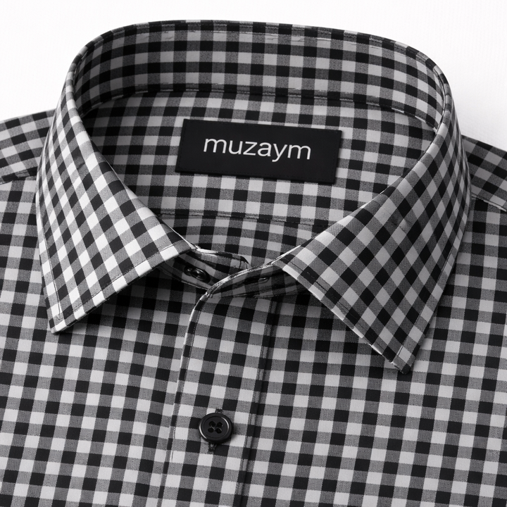 Midnight Micro Check Shirt