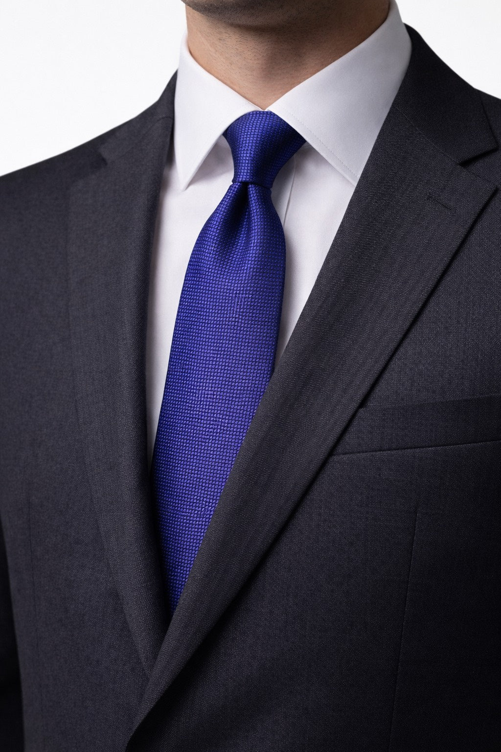 Microfiber Tie - Blue