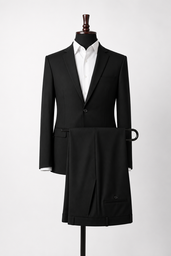 Midnight Black - Two Piece Suit
