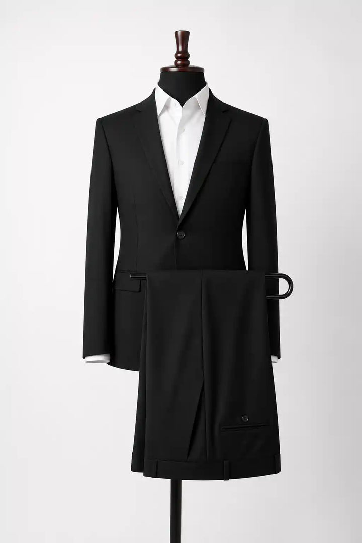 Midnight Black - Two Piece Suit