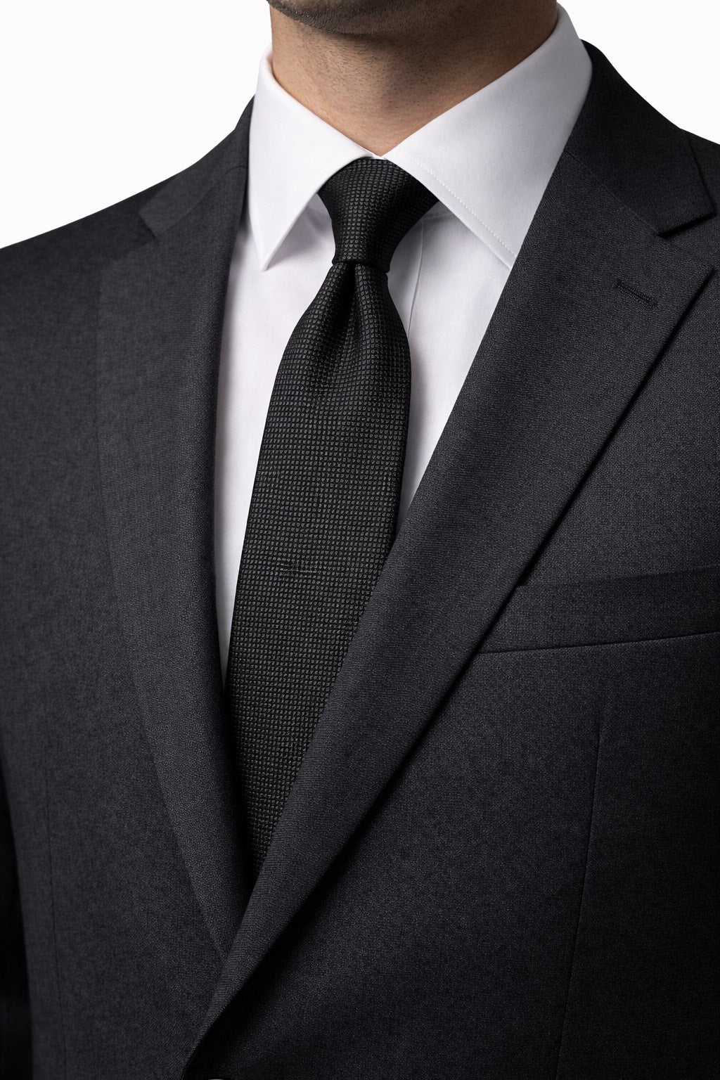 Microfiber Tie - Black