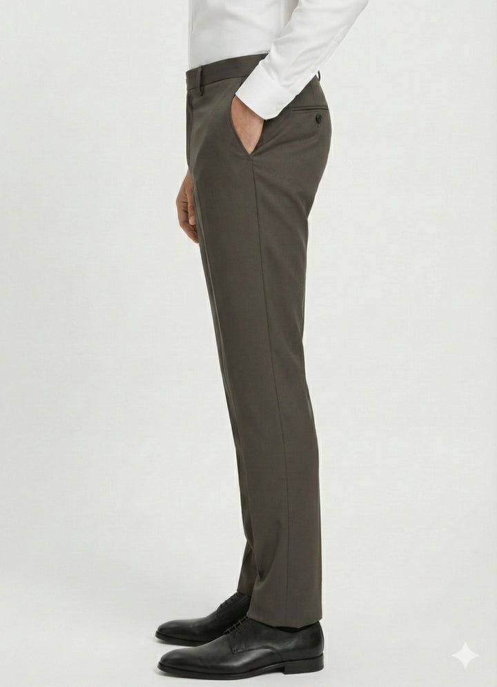 Grayish Brown Dress Pant