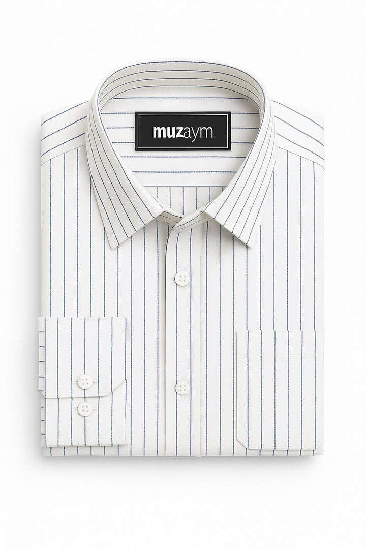 Ivory Noir Stripe - Regular Fit Shirt