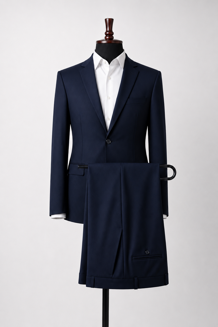 Navy Blue - Two Piece Suit