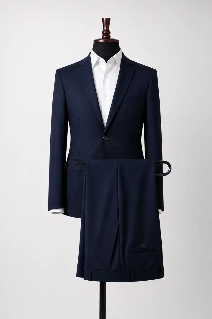 Navy Blue - Two Piece Suit