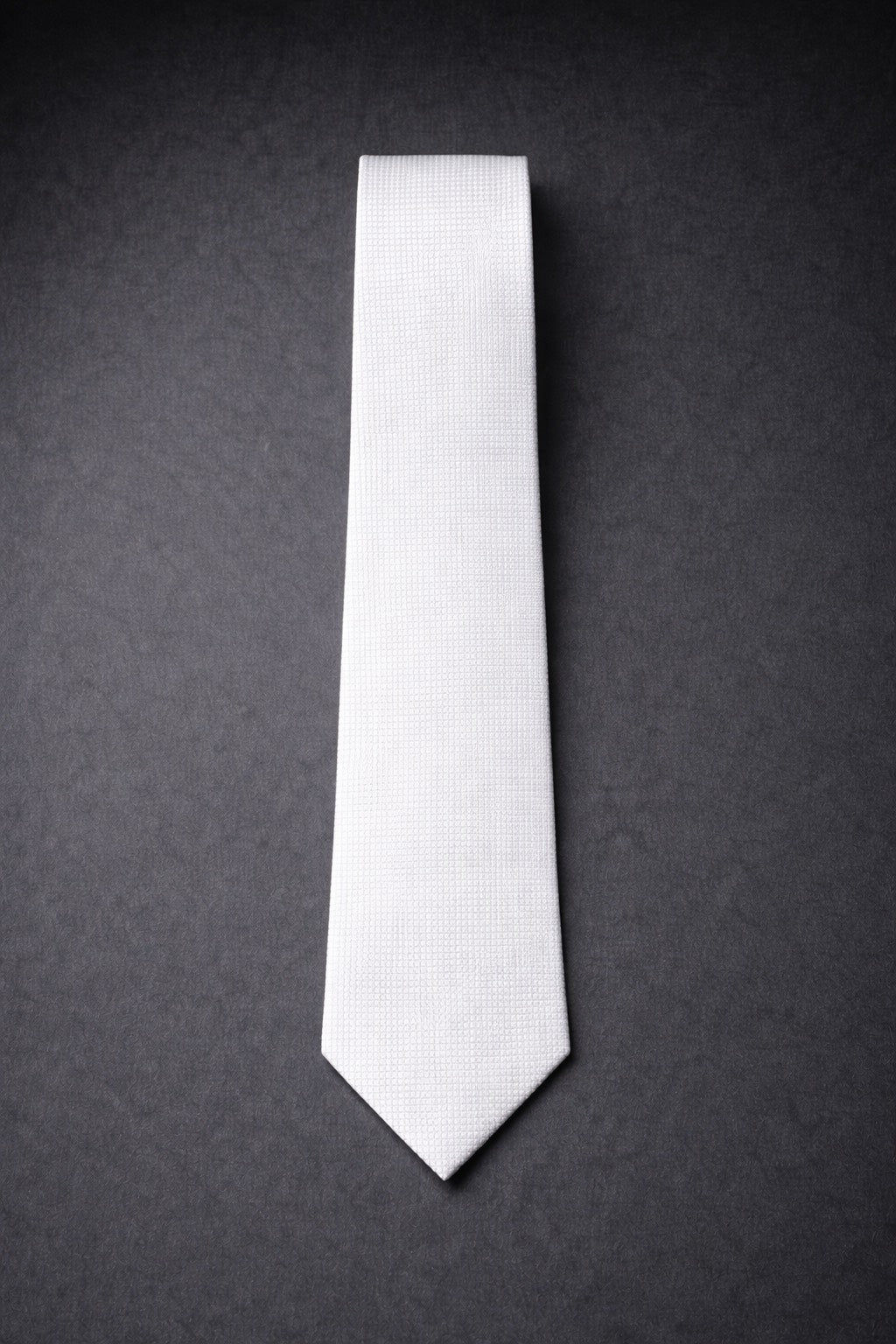 Microfiber Tie - White