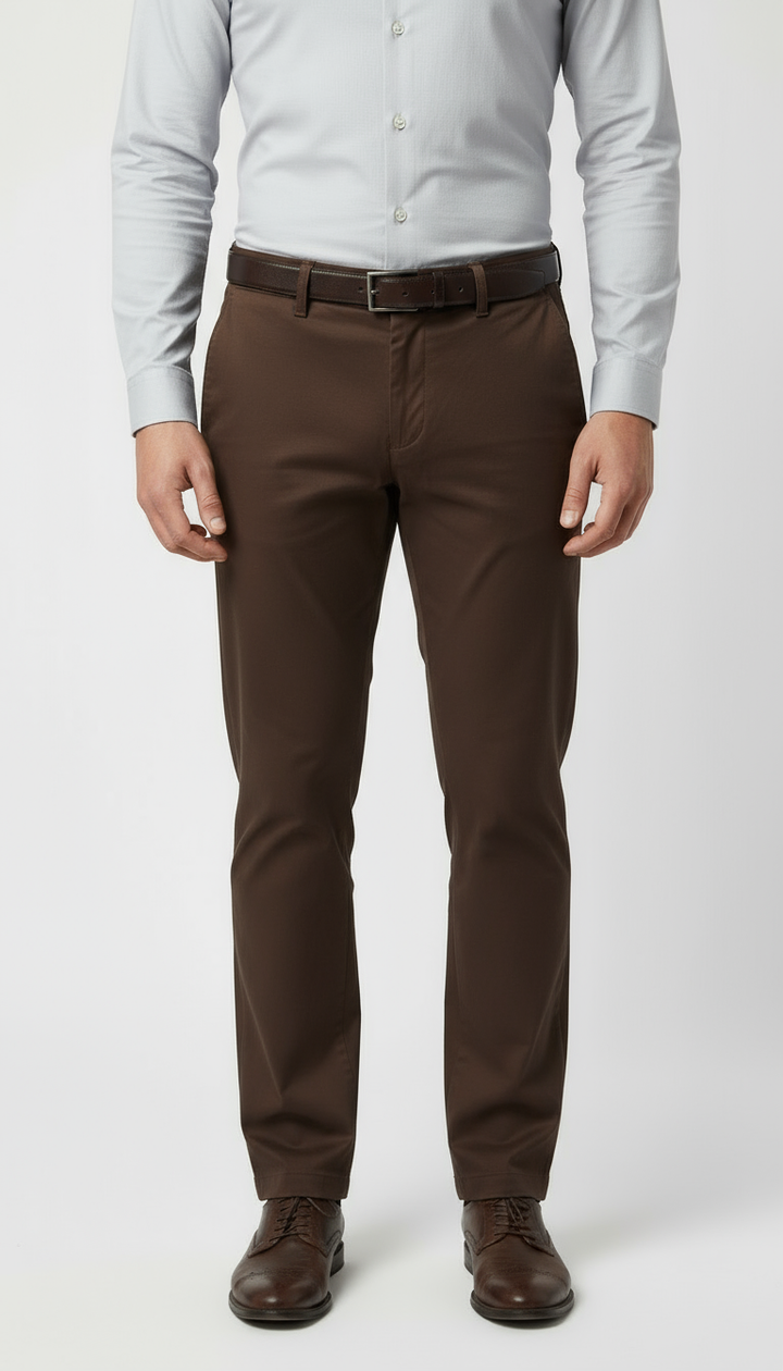 Cedar Brown – Regular Fit Cotton Pant