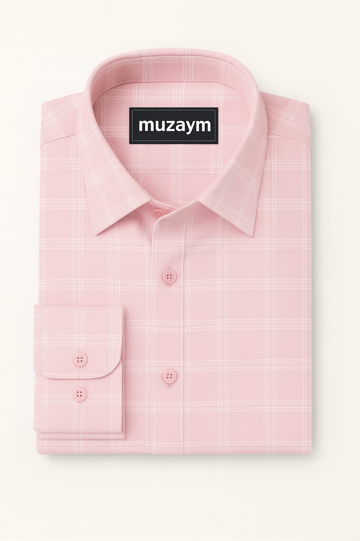 Soft Pink Plaid