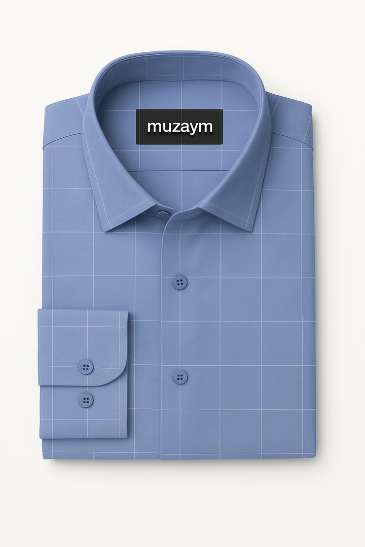 Steel Blue Windowpane