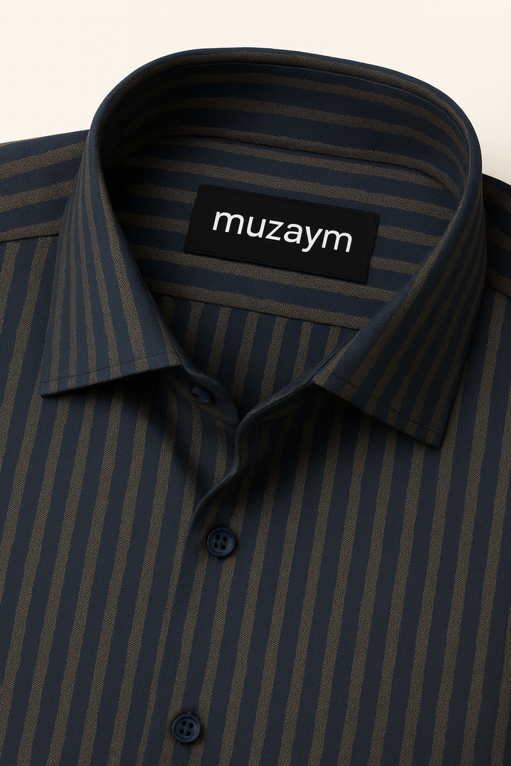 Boardroom Navy Stripe