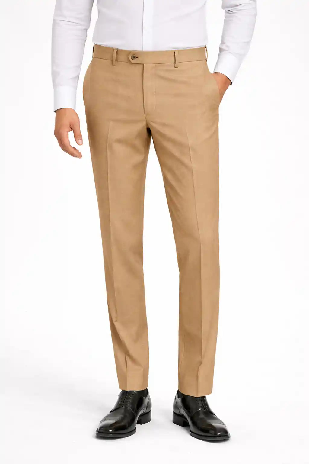 Warm Khaki Dress Pant — muzaym