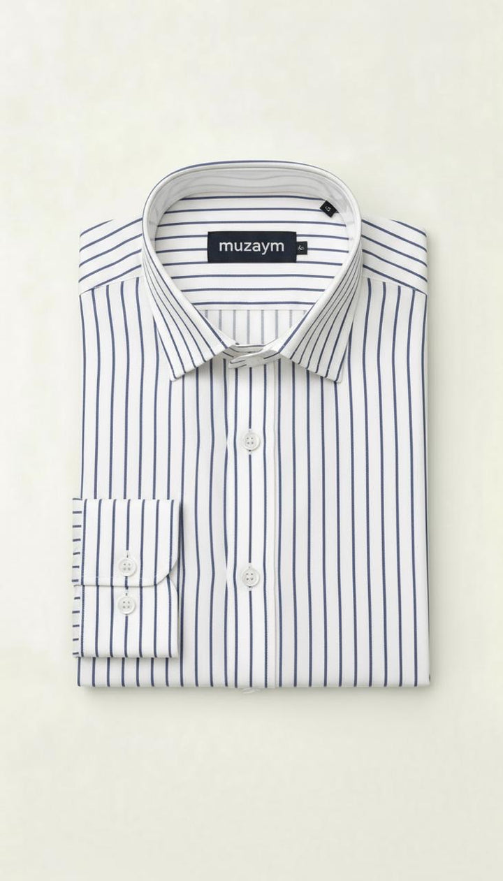 Pearl Blue Pinstripe