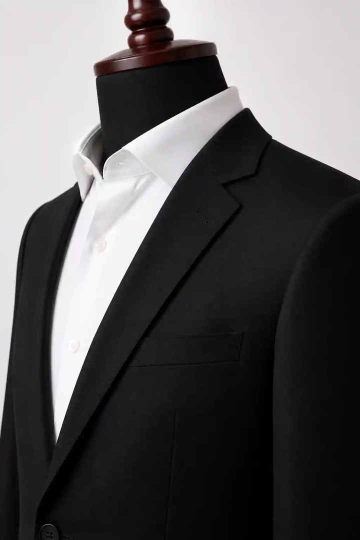 Midnight Black - Two Piece Suit
