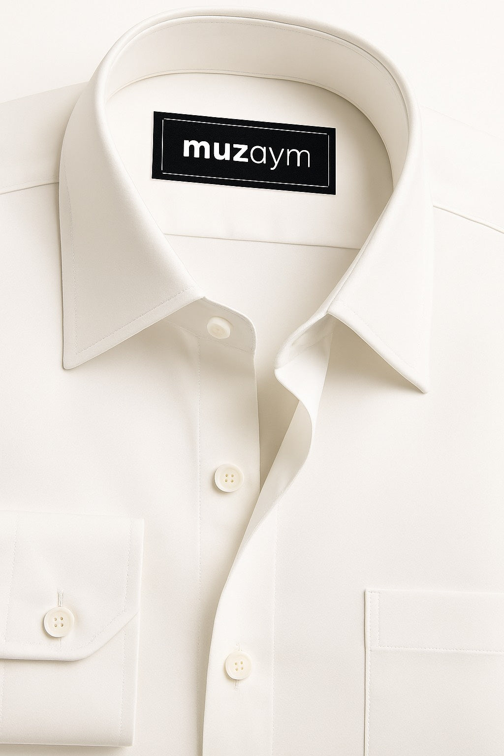 White Oxford Plain Solid – Regular Fit Shirt