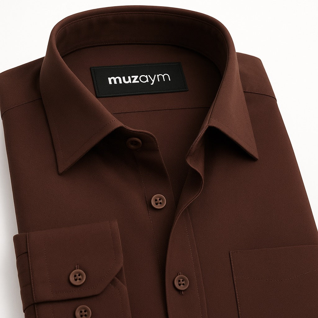 Espresso Brown - Regular Fit Shirt