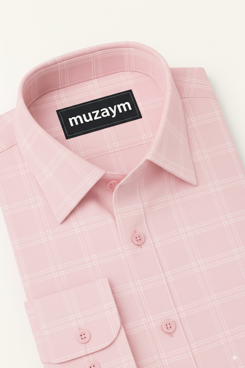 Soft Pink Plaid