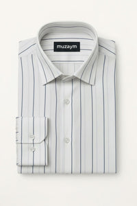 Crystal White Pinstripe