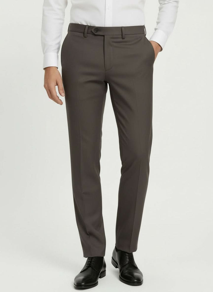 Grayish Brown Dress Pant