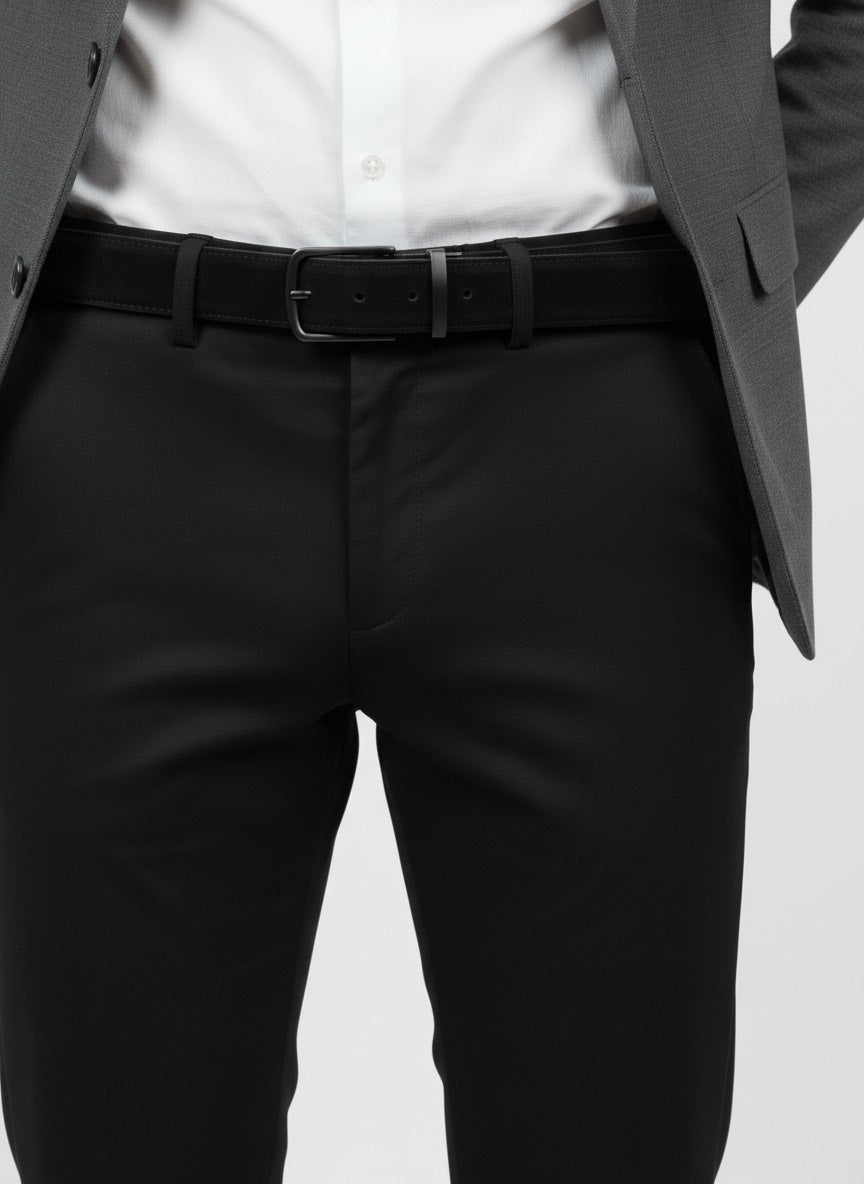 Dual Suede Leather Signature Belt