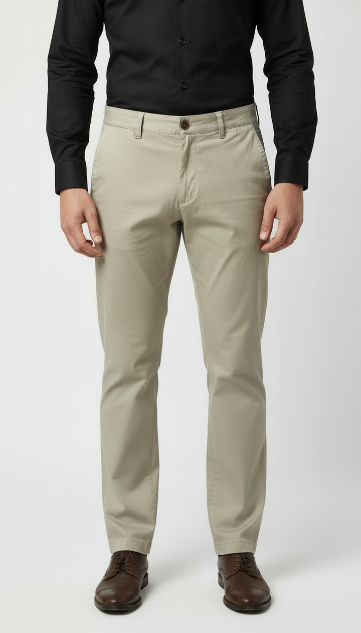 Classic Khaki – Regular Fit Cotton Pant