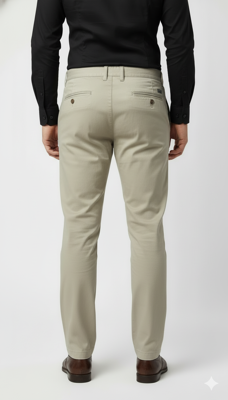 Classic Khaki – Regular Fit Cotton Pant
