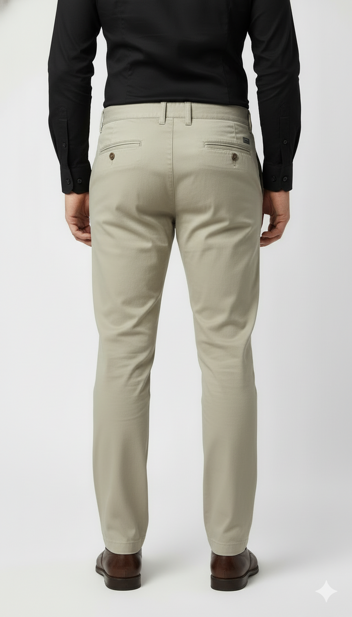 Classic Khaki – Regular Fit Cotton Pant