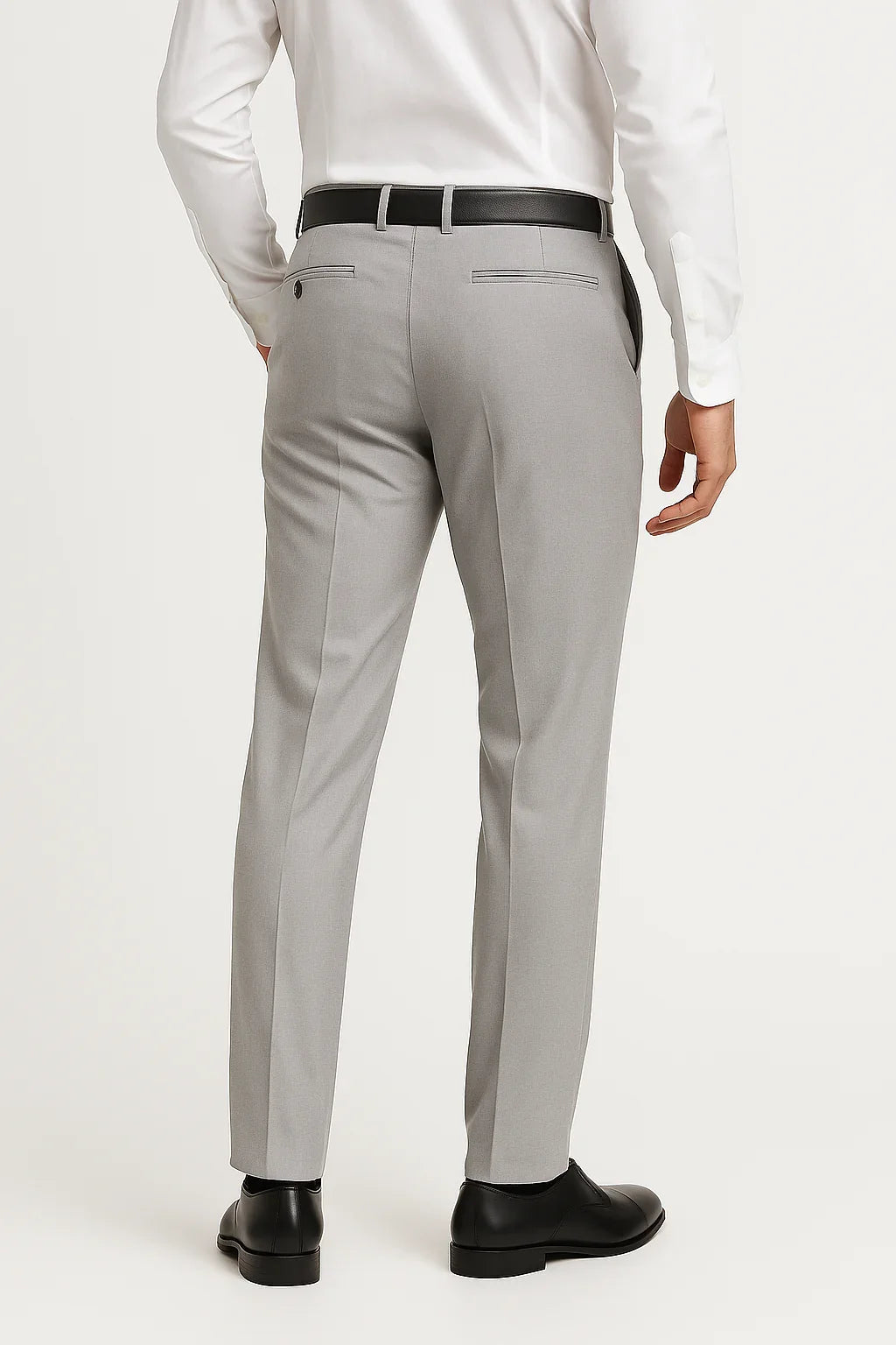 Light Silver-Gray Dress Pant