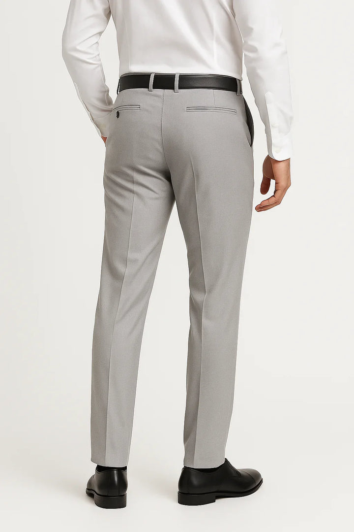 Light Silver-Gray Dress Pant