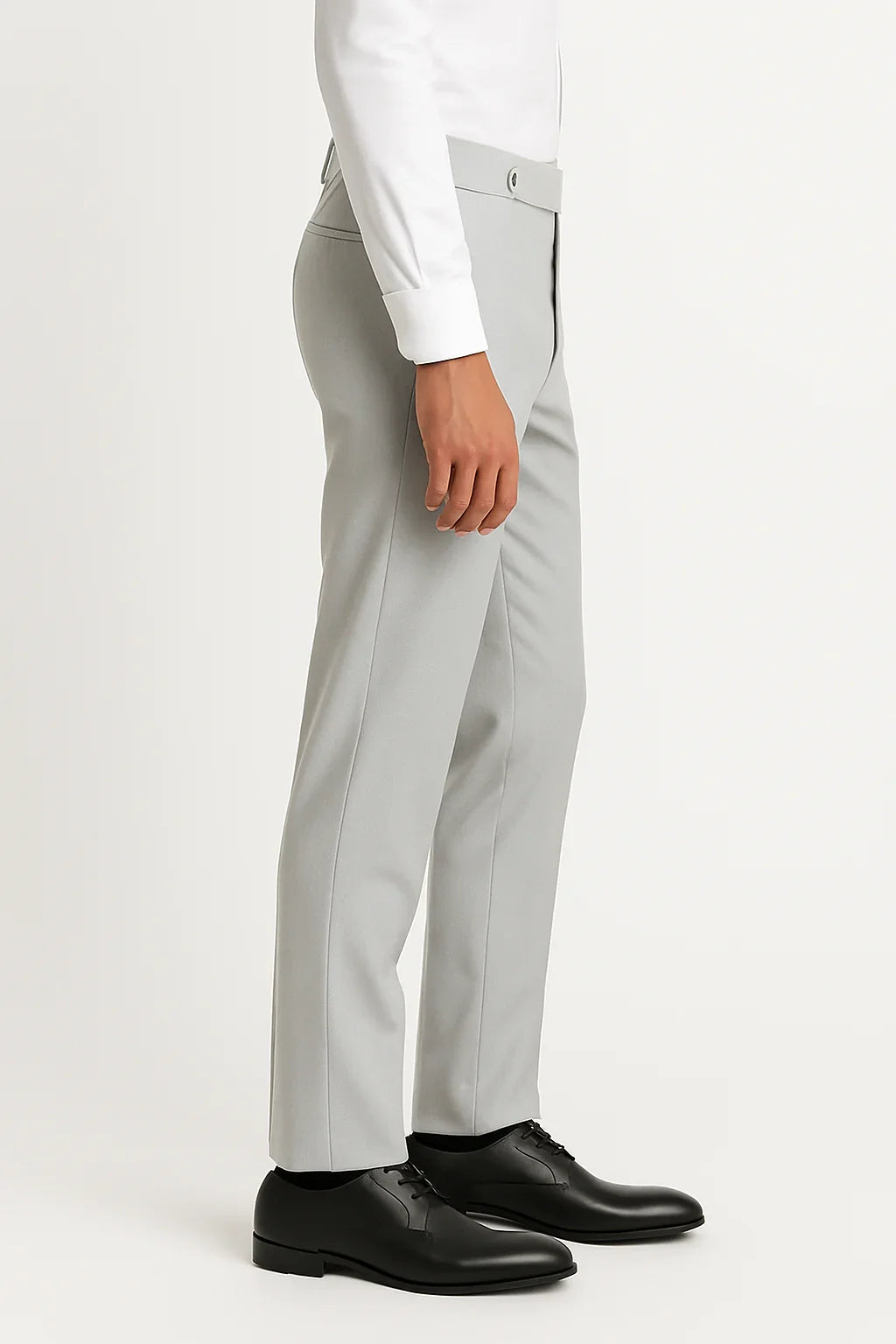 Light Silver-Gray Dress Pant
