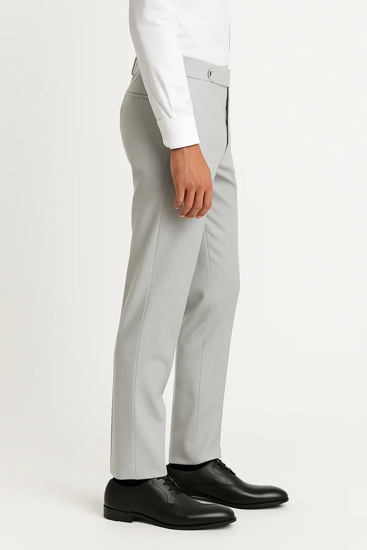 Light Silver-Gray Dress Pant