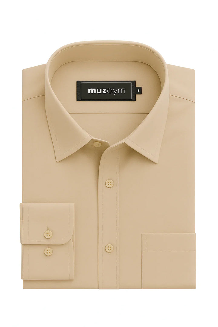 Light Khaki - Regular Fit Shirt