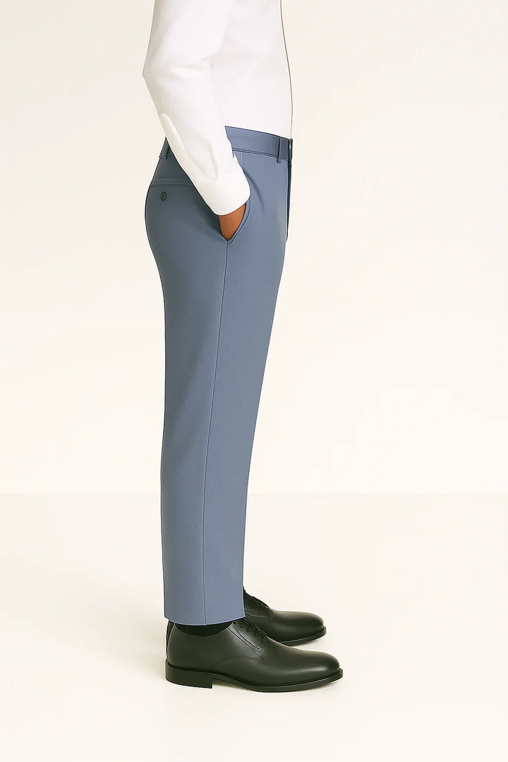 Light Steel Blue - Fine Micro Rib
