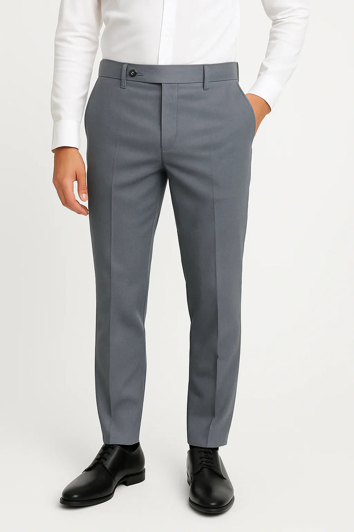 Silver-Gray Dress Pant