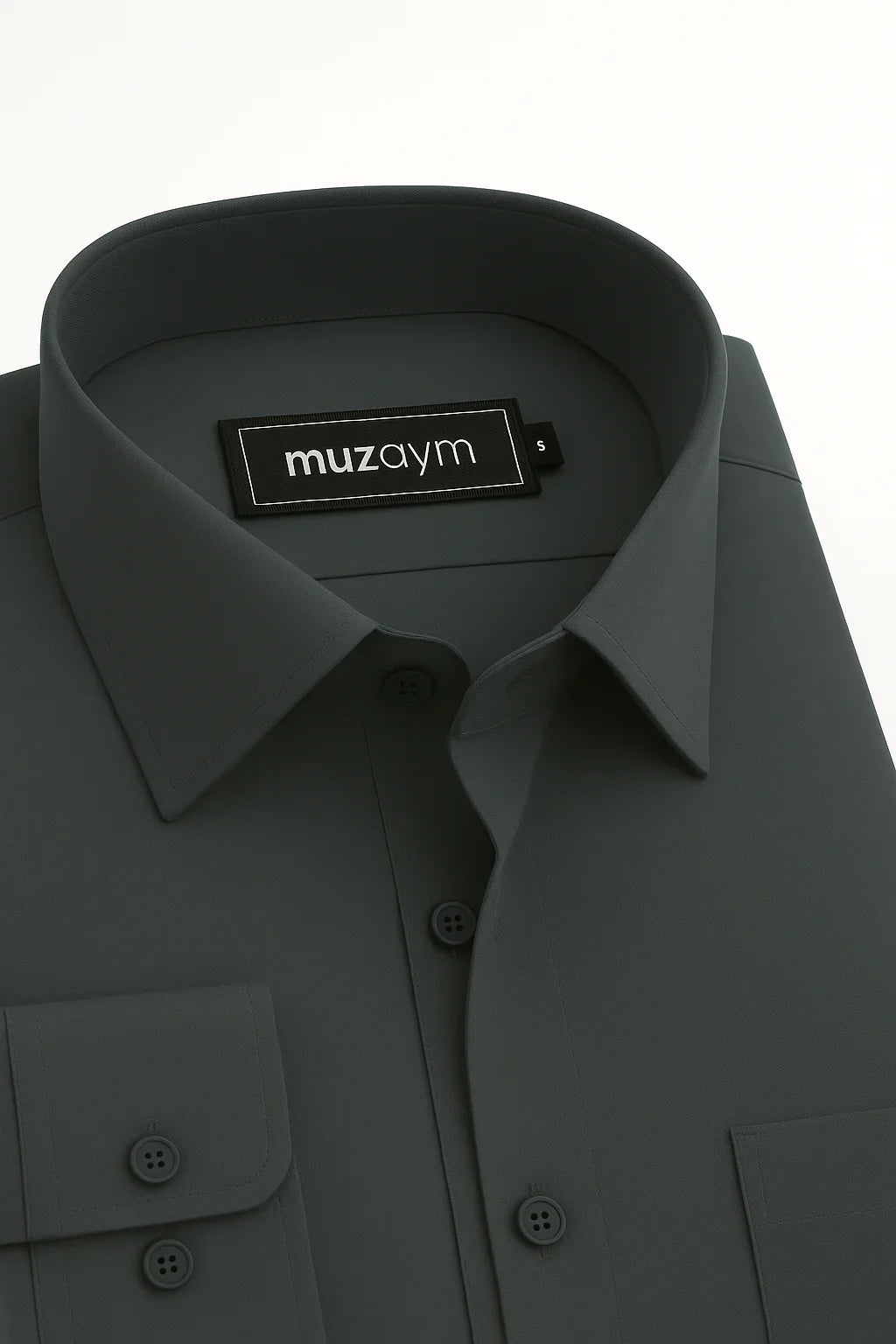 Dark Green - Regular Fit Shirt
