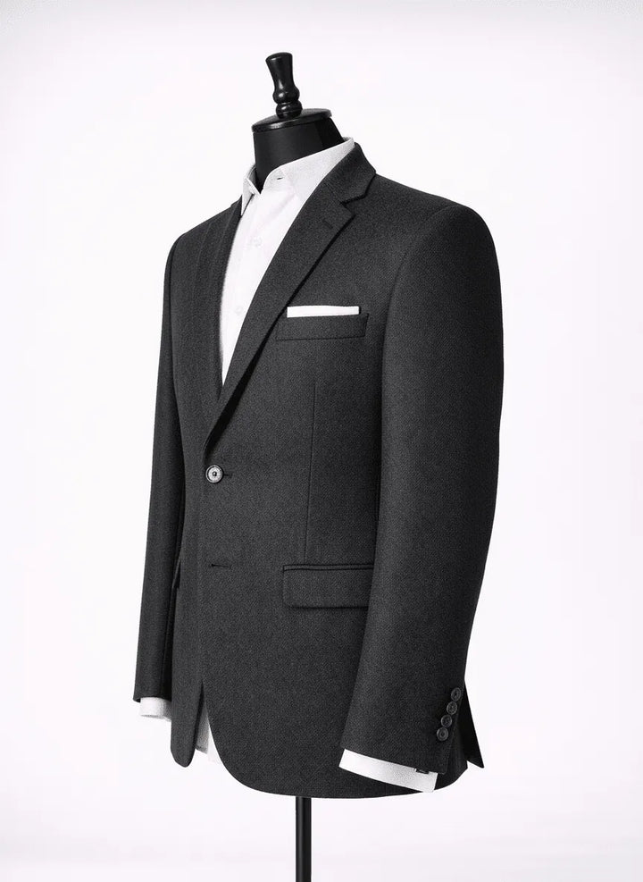 Ash Charcoal Blazer - muzaym