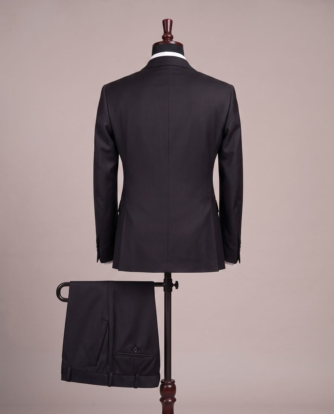 Midnight Black Double-Breasted Suit