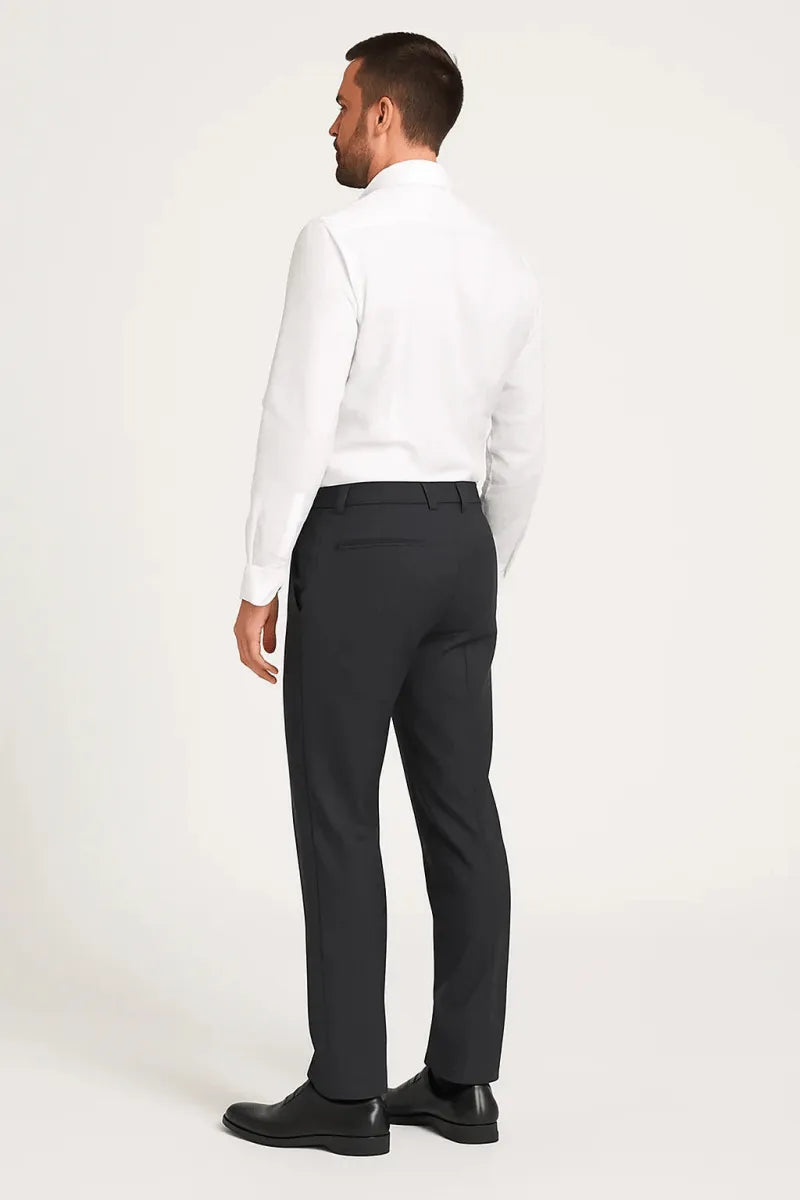 Blackish Gray Dress Pant - muzaym