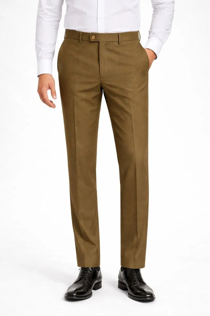 Bronze Moss Dress Pant - muzaym