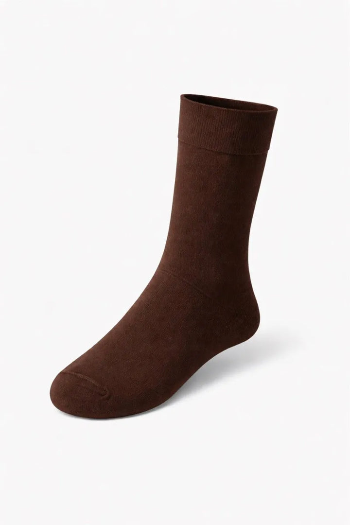 Brown Long Socks - muzaym