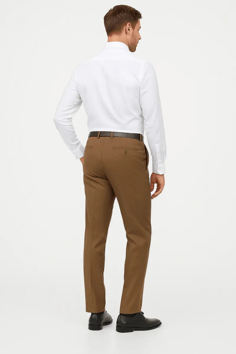Camel Dress Pant - muzaym