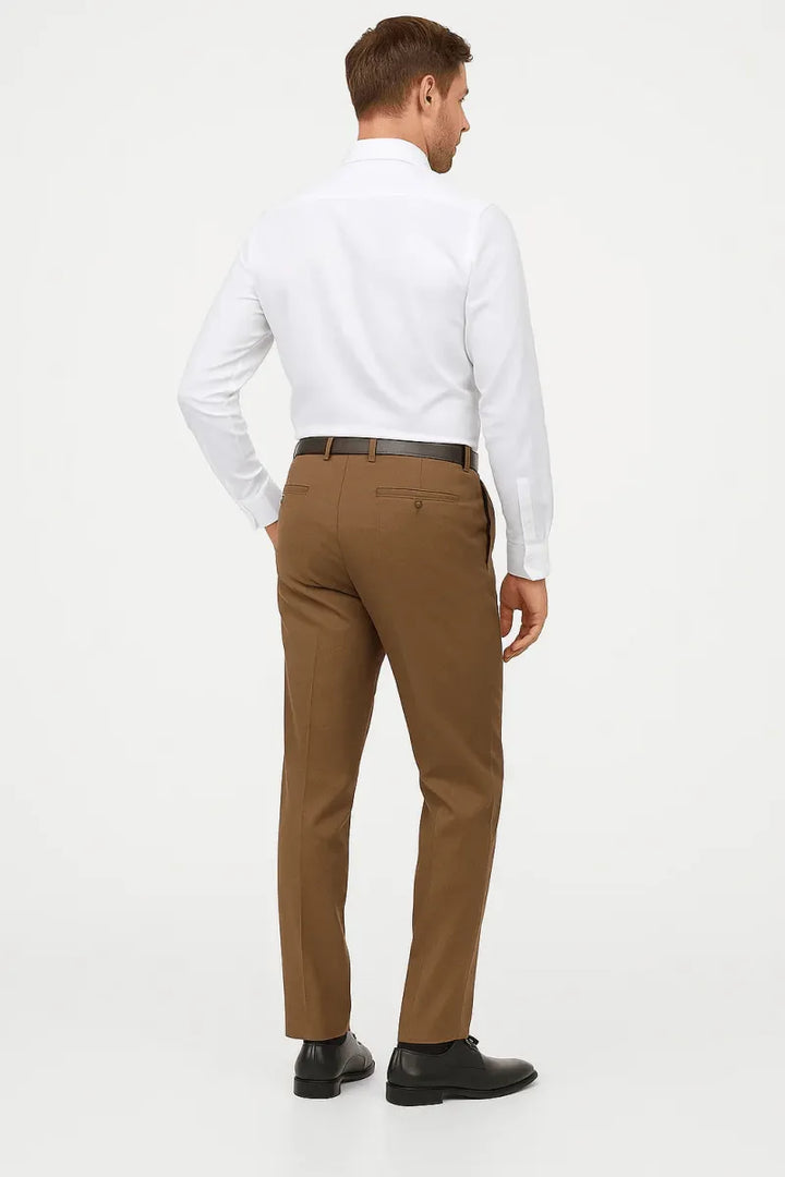 Camel Dress Pant - muzaym