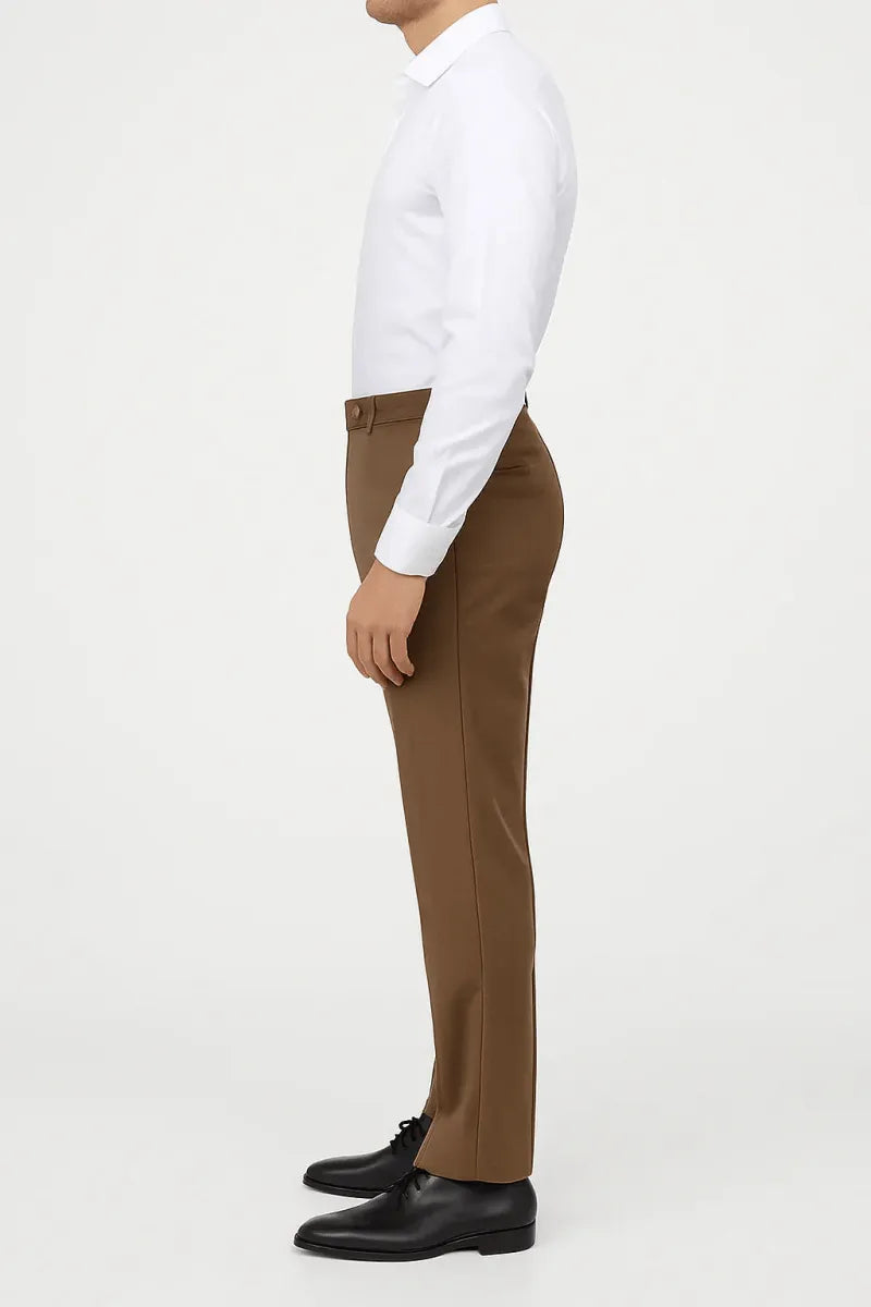 Camel Dress Pant - muzaym