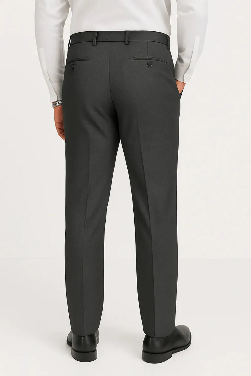 Charcoal Gray Dress Pant - muzaym