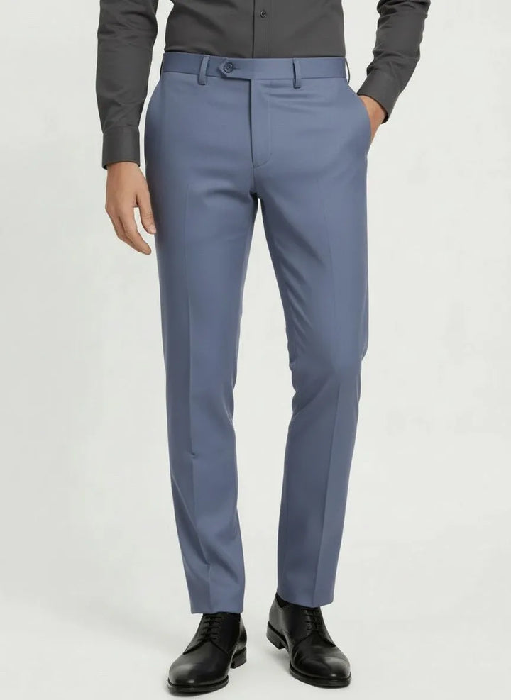 Cornflower Blue Dress Pant - muzaym
