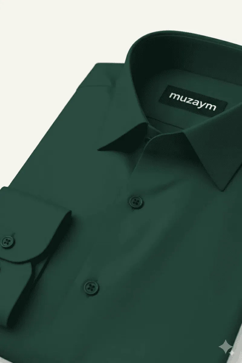 Emerald Green Shirt - Men's Formal Shirt Slim Fit | Muzaym Pakistan muzaym Emerald Green Shirt - Men's Formal Shirt Slim Fit | Muzaym Pakistan muzaym